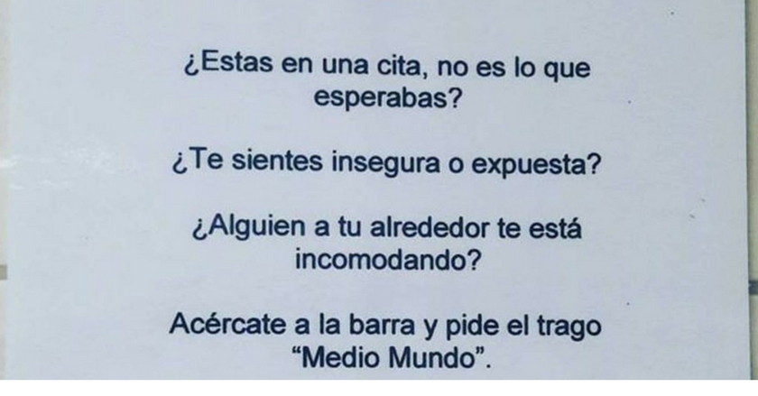 ‘Medio mundo’: el cóctel de un bar de Tijuana para denunciar la violencia machista