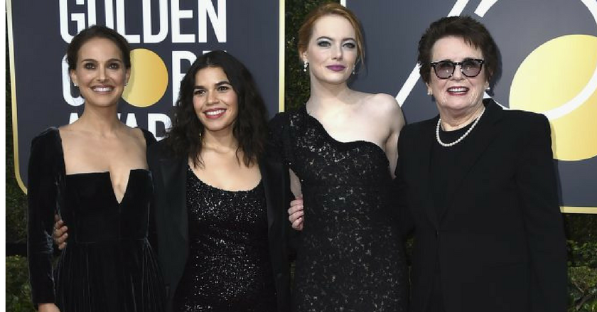 Hollywood se pinta de negro en protesta feminista