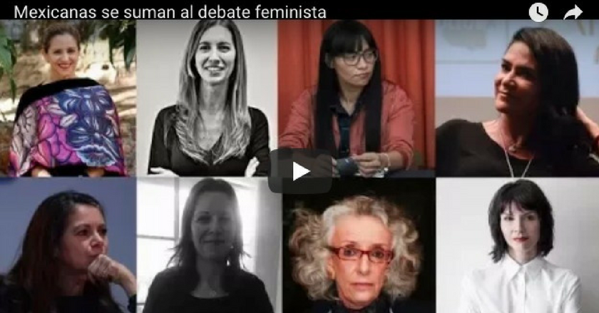 Mexicanas se suman al debate feminista