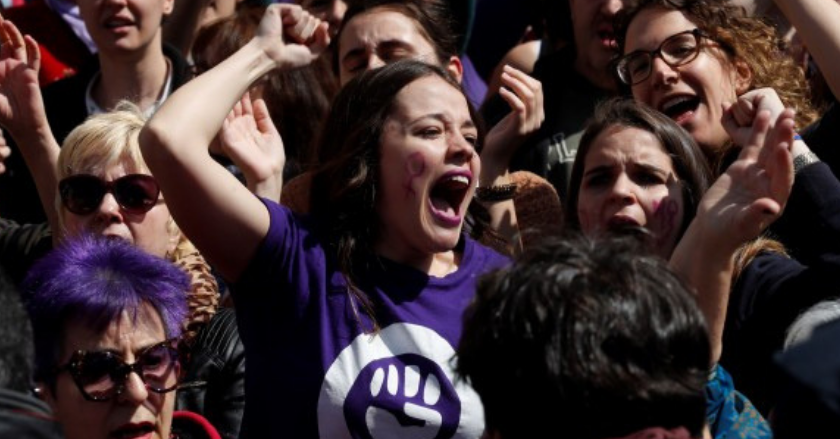 El movimiento feminista se organiza para combatir unido los mensajes de Vox contra la ley de violencia de género