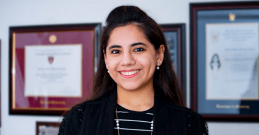 Ella es Dafne Almazán, la mexicana que cursará el posgrado en Harvard siendo menor de edad