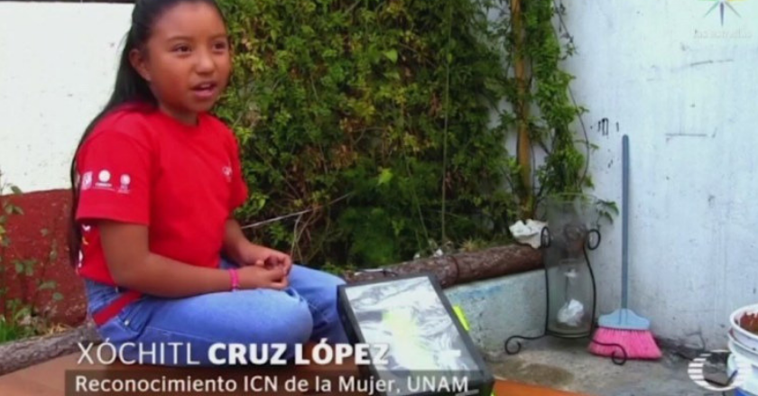 Conoce a la niña chiapaneca e inventora, de 8 años, reconocida por la UNAM