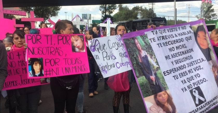 Mujeres exigen disculpa pública por feminicidios