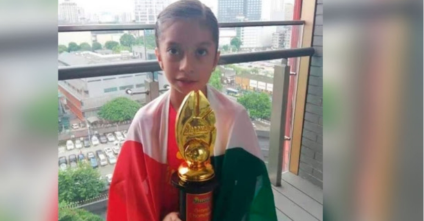 Niña mexicana gana mundial de cálculo en China; no tuvo ningún error