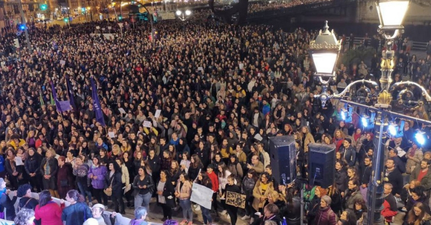 Bilbao se planta contra la violencia de género