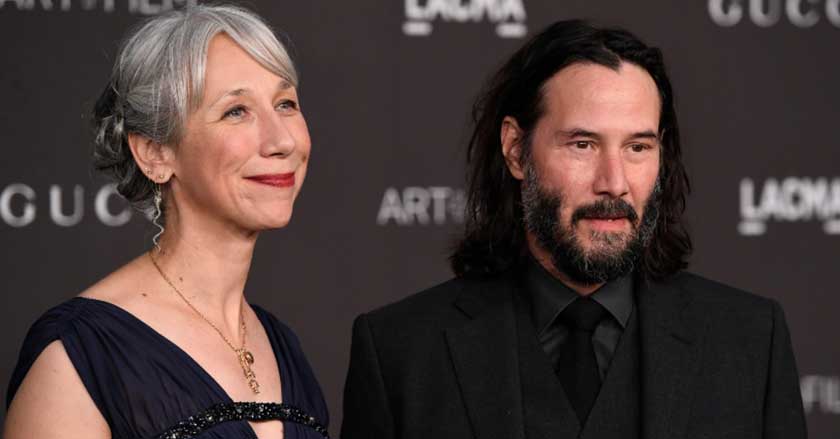 Ella es la artista Alexandra Grant y es muuucho más que la novia de Keanu Reeves
