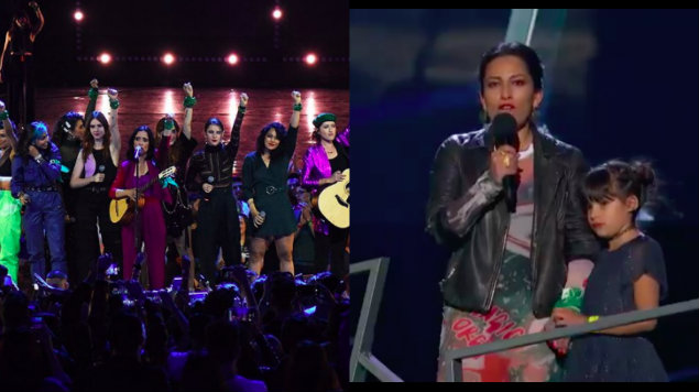 “No nacimos feministas…”; Ana Tijoux, Julieta Venegas y 10 mujeres más levantan el puño en los Spotify Awards