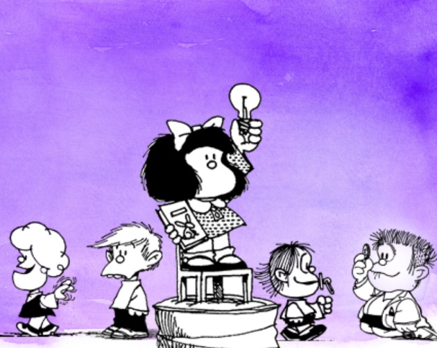 Mafalda, 50 años de feminismo en 18 viñetas