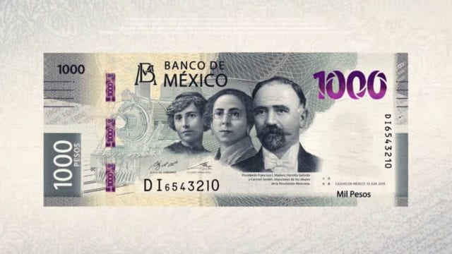 2 mujeres revolucionarias en el nuevo billete de 1,000 pesos