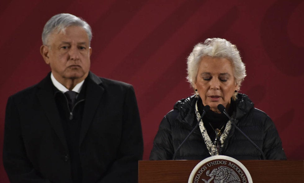 ‘No es lo mismo’: Olga Sánchez Cordero corrige a AMLO por comparar feminicidios y homicidios