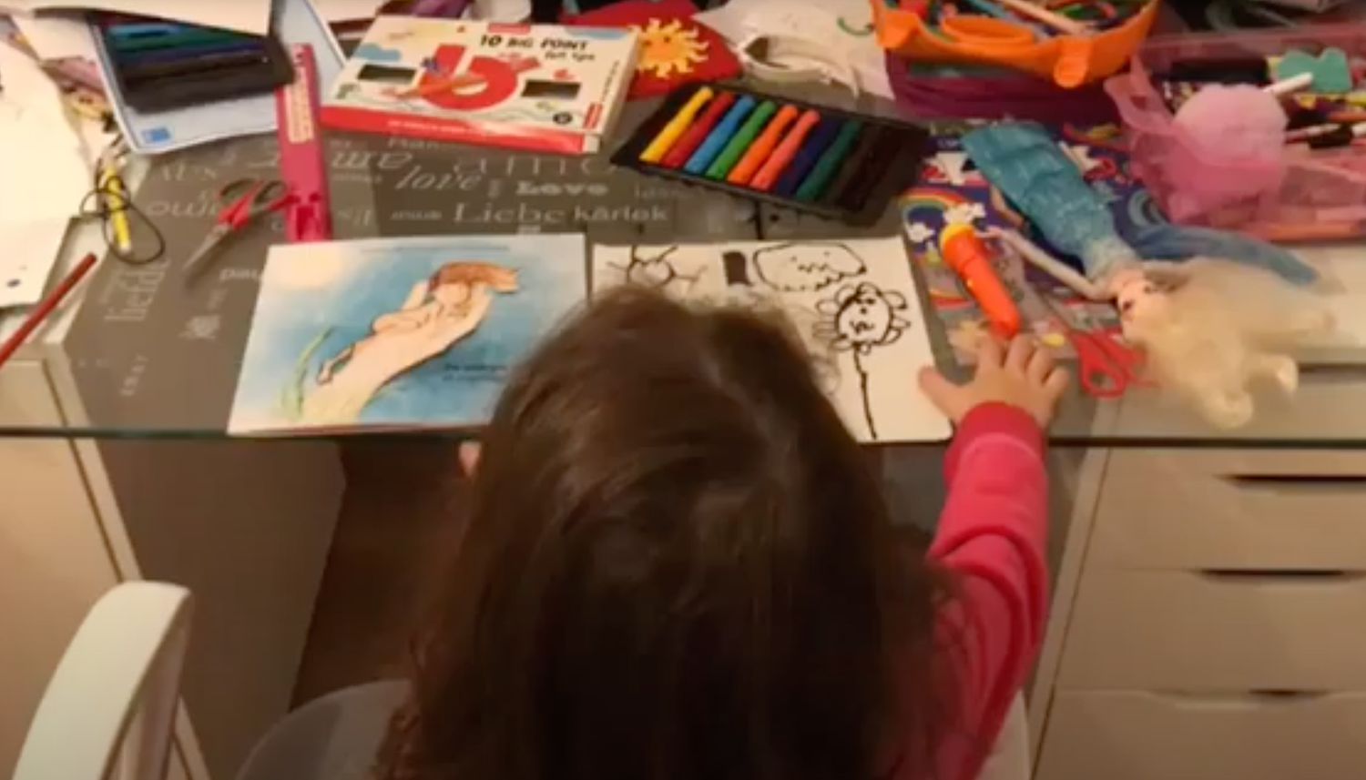 Eva, la niña de cinco años que escribió un cuento contra los abusos sexuales