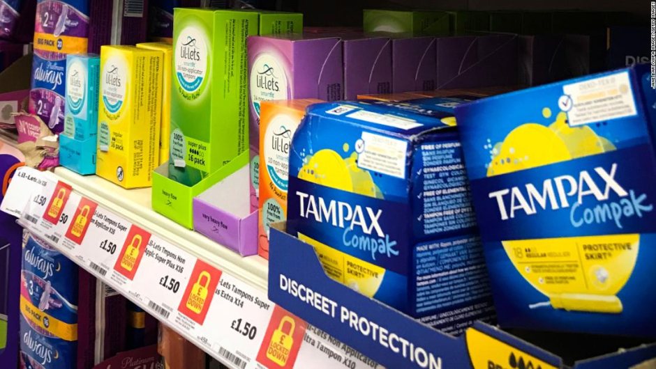Reino Unido elimina impuesto a los productos menstruales