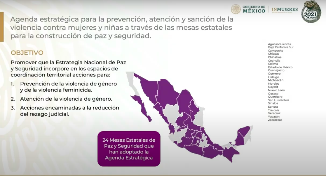 Plan para enfrentar violencia contra las mujeres