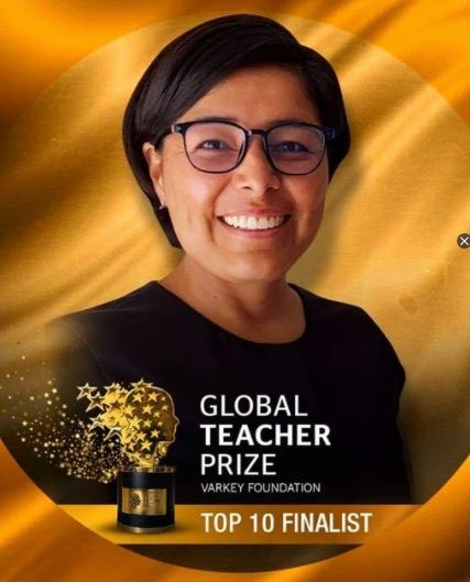 Maestra mexicana es nominada entre las 10 mejores del mundo