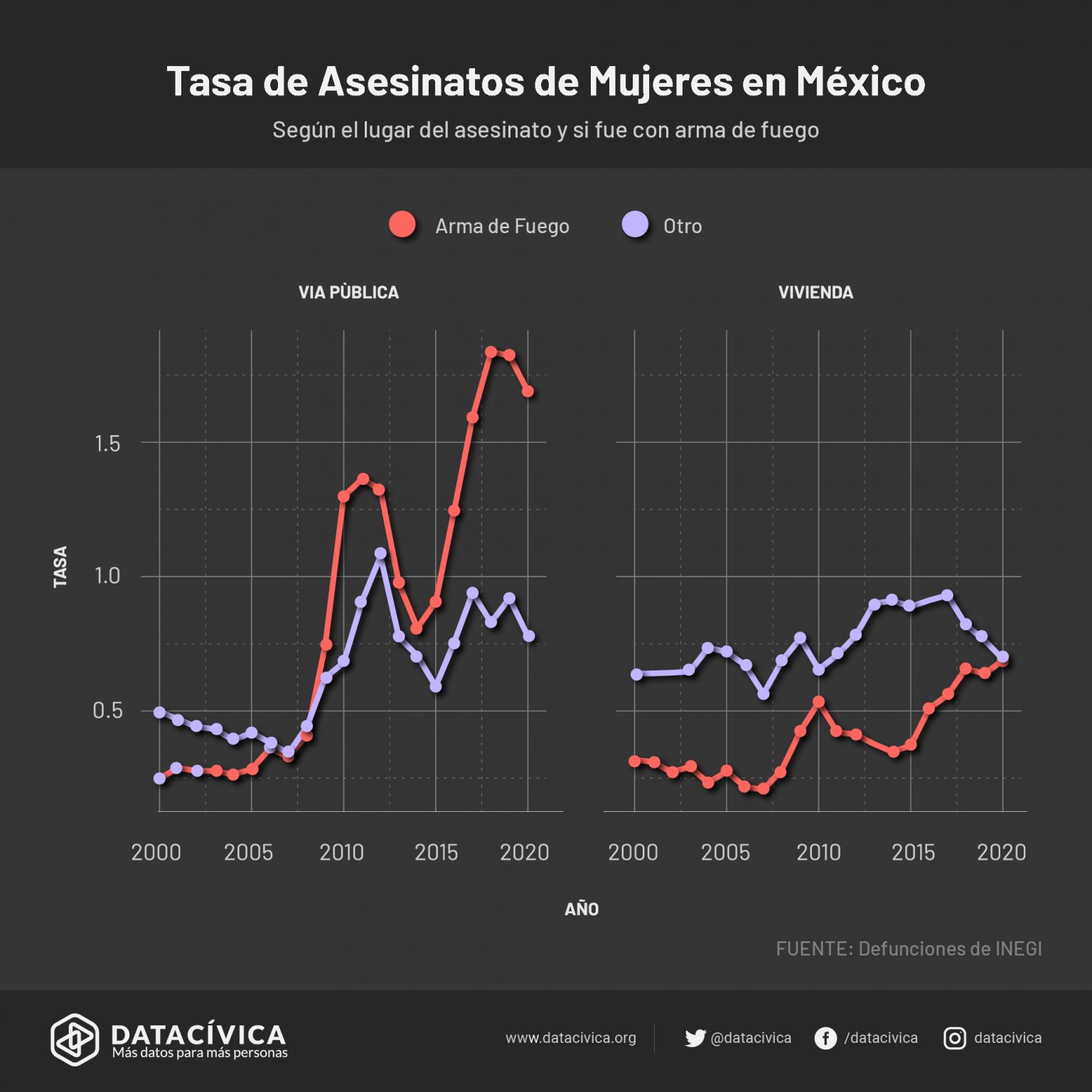 ¿Mataron a más mujeres durante la pandemia? En 2020 la culpa también la tuvieron las armas de fuego