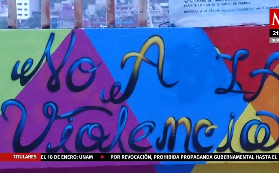 Crean museos callejeros contra la violencia de género en el Edomex