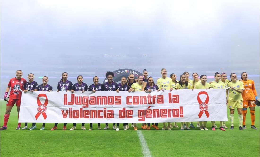 Liga MX Femenil: América y Pachuca contra la violencia de género