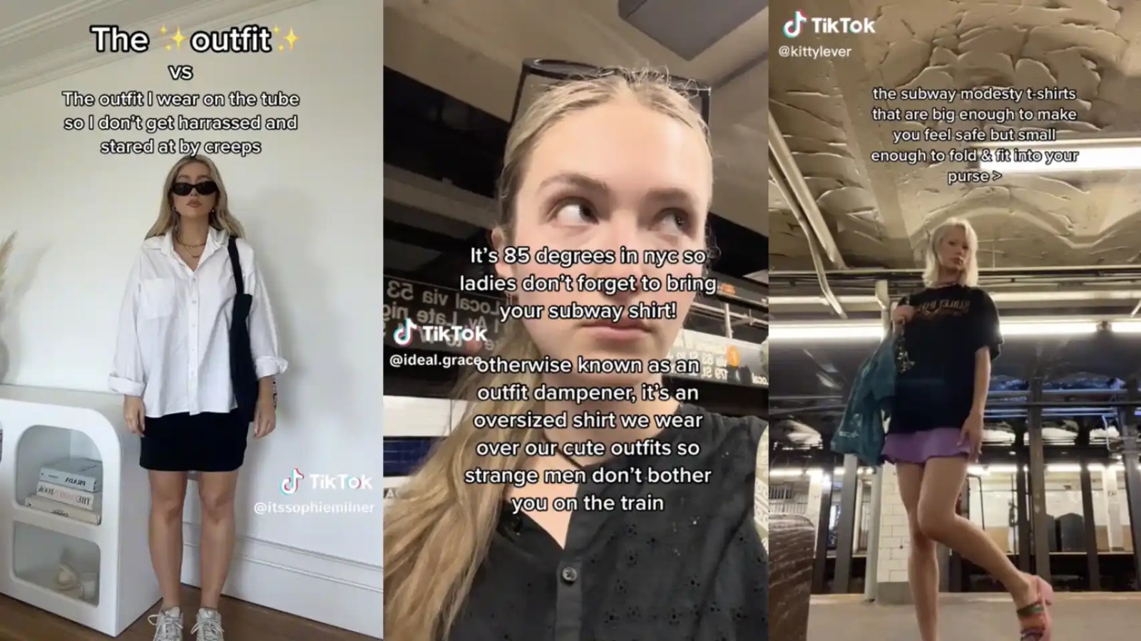 ‘Subway shirts’: la moda autoimpuesta de mujeres de Nueva York y París para evitar el acoso en el metro